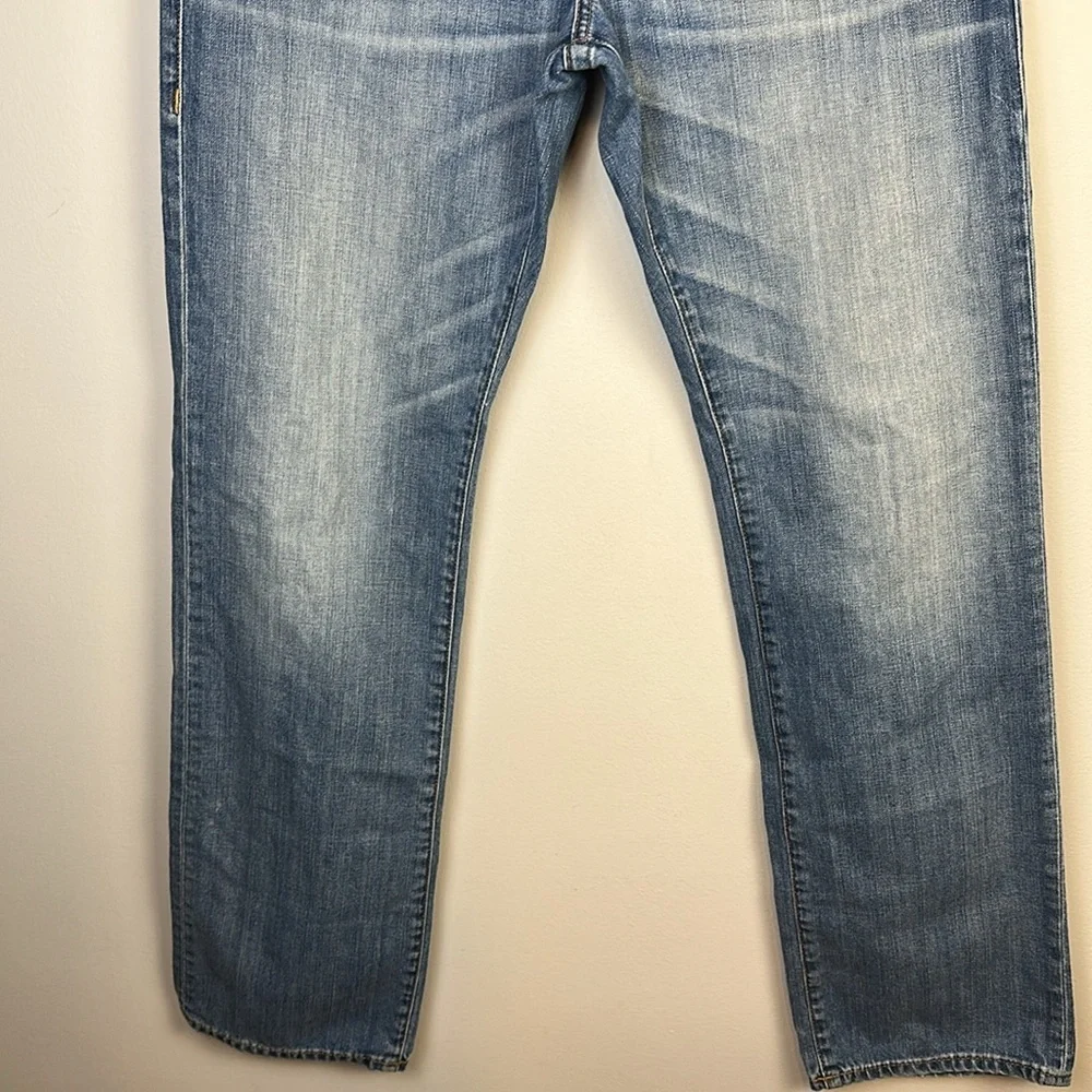 True Religion Ricky Relaxed Straight Leg Jeans Cotton Size 33 in Dust Cloud Mens